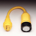 ADAPTER 50A,125V F - 30A,125V M 