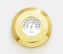 THERMOMETER CHART WEIGHT BRASS
