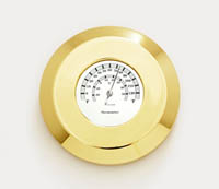 THERMOMETER CHART WEIGHT BRASS