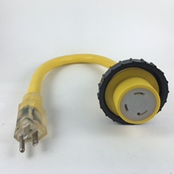  Shore Power Adapter 15A Plug to 30A Connector