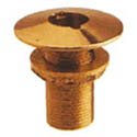 1 1/4" NPT BRNZ THRU HULL W/NUT