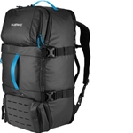 Seam-sealed expandable wet pocket with urethane-coated zippers separate wet from dry and keeps valuables safe.  ARMORED CONSTRUCTION(TM) 210 denier TPU coated ripstop nylon shell and TPU coated webbing grab handles and clip points designed for hard use.  RESPONSIVE DESIGN(TM) Travel-ready size with foam back stiffener, compression straps and tuck away shoulder straps and waist belt for active use comfort.  MODULAR ORGANIZATION(TM) Expandable seam-taped wet gear pocket, Hypalon MOLLE panel, internal organization pocket with key clip, and exterior side pocket to keep your gear organized.