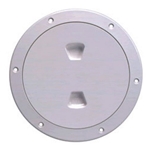 Beckson Deck Plate White 6IN