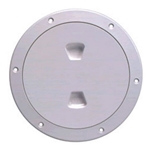 Beckson Deck Plate White 6IN