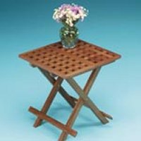 AFI TEAK GRATE TOP FOLDAWAY TABLE