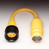 ADAPTER 30A,125V F TO 50A,250V M