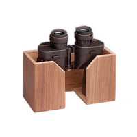 TEAK BINOCULAR RACK