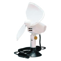 7in SUPER SAFE FAN 12v - WHITE