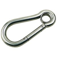 SS SNAP HOOK W/EYE 1/4 IN SD151565