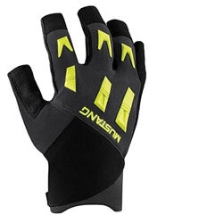 A glove engineered for wet work with synthetic leather on the fingers and a silicon grip closure tucked under wrist to avoid snags.  PERFORMANCE REGULATE(TM) Breathable corduroy nylon on the back of the hand and an open-finger design keep sweat away and promote grip.  ARMORED CONSTRUCTION(TM) Using a gun cut pattern, PVC overlay on palms, and molded knuckle protection, we've created a serious work glove with rugged construction that stands up to constant abrasion.  RESPONSIVE FIT(TM) Cut to reduce bulk, promote articulation, and work with seals and watches, this glove stretches to fit with use