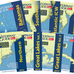 Waterway Guide Northern 2016  Updated annually, Waterway Guide Northern 2016 edition is the indispensable cruising companion for boaters exploring the Atlantic coast from Cape May through Maine, as well as the Hudson River, Long Island Sound and Cape Cod Bay. The guide features mile-by-mile navigation information, aerial photography with marked routes, marina listings and locater charts, anchorage information and expanded "Goin' Ashore" articles on ports along the way. Helpful cruising data like GPS waypoints, detailed planning maps, distance charts and bridge tables help get cruisers there safely. Flexible spiral binding and heavy laminated covers with bookmarker flaps ensure durability and easy use in the cockpit and at the helm.  Spiral Cover, 8.5 x 10.5, 536pp