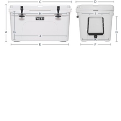 Yeti Cooler Dimensions